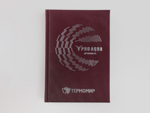 Тиснение серебряной фольгой на ежедневниках