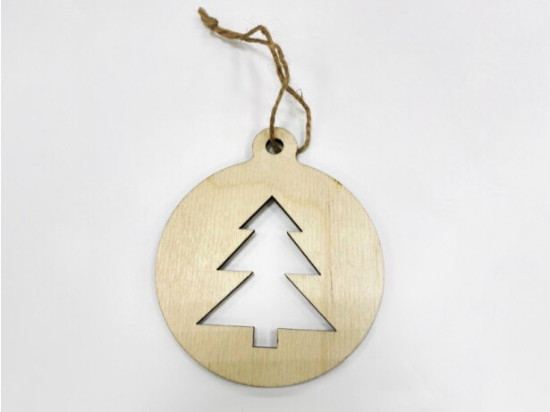 Елочная игрушка из фанеры