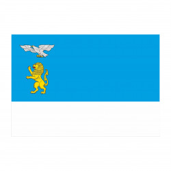 Флаг Белгорода на флажной сетке