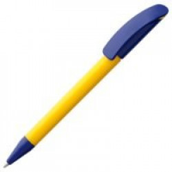 Ручка шариковая Prodir DS3 TPP Special, желтая с синим, уценка
