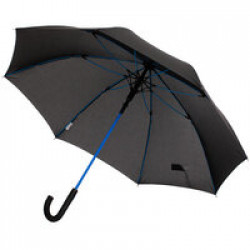 Зонт-трость с цветными спицами Color Power, синий