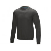Мужской свитер с круглым вырезом Jasper, изготовленный из натуральных материалов, storm grey