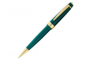 Шариковая ручка Cross Bailey Light Polished Green Resin and Gold Tone