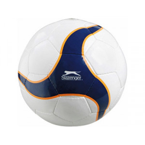 Мяч футбольный, размер 5, белый/темно-синий