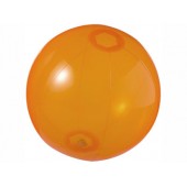 Мяч пляжный «Ibiza», оранжевый прозрачный