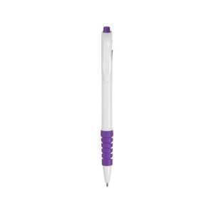 Ручка шариковая "Фиджи", белый/фиолетовый