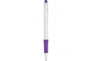 Ручка шариковая "Фиджи", белый/фиолетовый