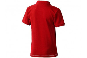 Рубашка поло "Calgary" детская, красный/белый