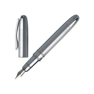 Ручка перьевая "Stripe Chrome". Hugo Boss