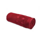 ARIEL II. Хлопковое махровое полотенце, Красный