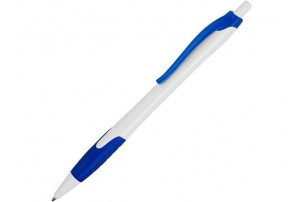 Ручка шариковая "Santa Monica", белый/синий, черные чернила