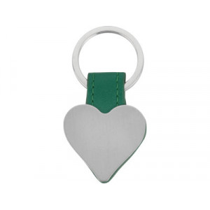 Подарочный набор "Сердце": ручка шариковая, брелок, зеленый