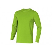 Ponoka мужская футболка из органического хлопка, длинный рукав, зеленое яблоко