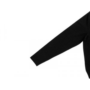 Ponoka женская футболка из органического хлопка, длинный рукав, черный