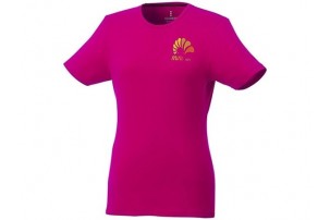 Женская футболка Balfour с коротким рукавом из органического материала, розовый