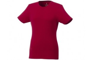 Женская футболка Balfour с коротким рукавом из органического материала, красный