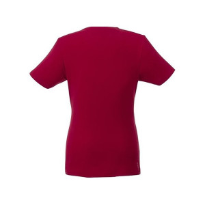Женская футболка Balfour с коротким рукавом из органического материала, красный