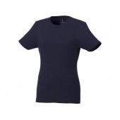 Женская футболка Balfour с коротким рукавом из органического материала, темно-синий