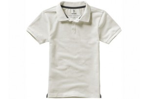 Рубашка поло "Calgary" детская, светло-серый