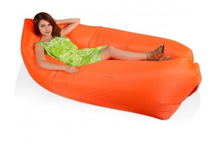 Надувной диван «Биван», оранжевый