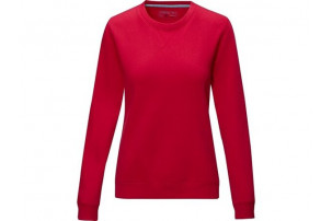 Женский свитер с круглым вырезом Jasper, изготовленный из натуральных материалов, красный