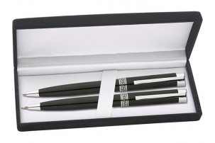 Набор "Круиз": ручка шариковая, карандаш механический, черный