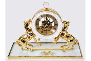 Интерьерные часы «Дворцовые», прозрачный/золотистый