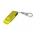 USB-флешка промо на 16 Гб с поворотным механизмом и однотонным металлическим клипом USB-флешка промо на 16 Гб с поворотным механизмом и однотонным металлическим клипом