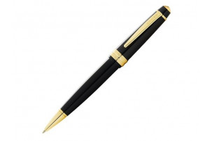 Шариковая ручка Cross Bailey Light Polished Black Resin and Gold Tone