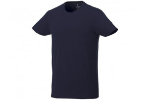 Мужская футболка Balfour с коротким рукавом из органического материала, темно-синий