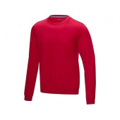 Мужской свитер с круглым вырезом Jasper, изготовленный из натуральных материалов, красный
