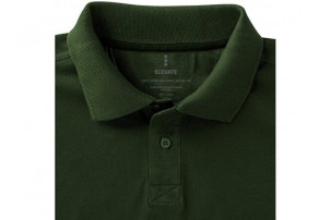 Рубашка поло "Calgary" детская, зеленый армейский