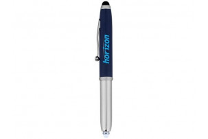 Ручка-стилус шариковая "Xenon", ярко-синий, черные чернила