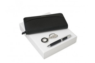 Подарочный набор Embrun: брелок, дорожный кошелек, ручка шариковая. Nina Ricci