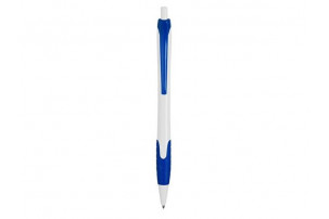 Ручка шариковая "Santa Monica", белый/синий, черные чернила