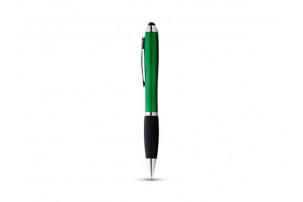 Ручка-стилус шариковая "Nash" со стилусом, зеленый, черные чернила