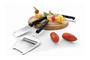Набор для сыра: сервировочная доска и 3 ножа для сыра