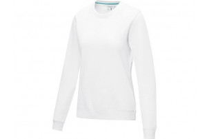 Женский свитер с круглым вырезом Jasper, изготовленный из натуральных материалов, белый