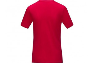 Женская футболка Azurite с коротким рукавом, изготовленная из натуральных материалов, красный