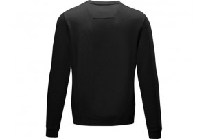 Мужской свитер с круглым вырезом Jasper, изготовленный из натуральных материалов, черный