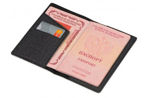 Обложка для паспорта «Consul», темно-серый