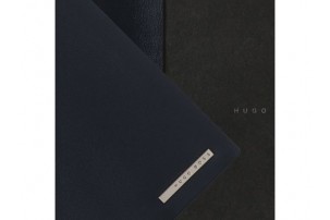 Обложка для блокнота А7 "Essential". Hugo Boss, синий
