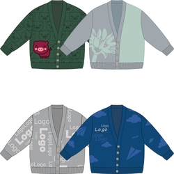 Кардиган Cozy Knit Grand на заказ, акрил, размер S/M