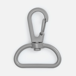Застежка-карабин Snap Hook, L, серая