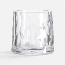 Стакан небьющийся Sate Crystal, вращающийся, прозрачный