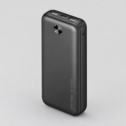Внешний АКБ NRG Power V2 10000 мА-ч, 2A, 2xUSB, черный, Deppa