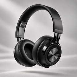 Беспроводные накладные наушники Stereo Style, BT 5.3, 400мАч, черный, Deppa