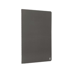 Комплект из двух блокнотов Karst формата A5 с листами из каменной бумаги, slate grey