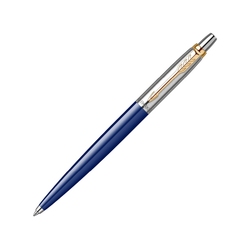 Шариковая ручка Parker Jotter K160, цвет: Blue/GT, стержень: M, цвет чернил: blue, в подарочной упаковке.