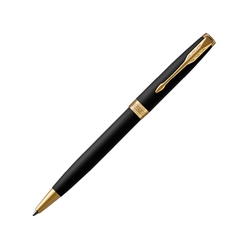 Ручка шариковая «Parker Sonnet Core Matte Black GT», черный/золотистый